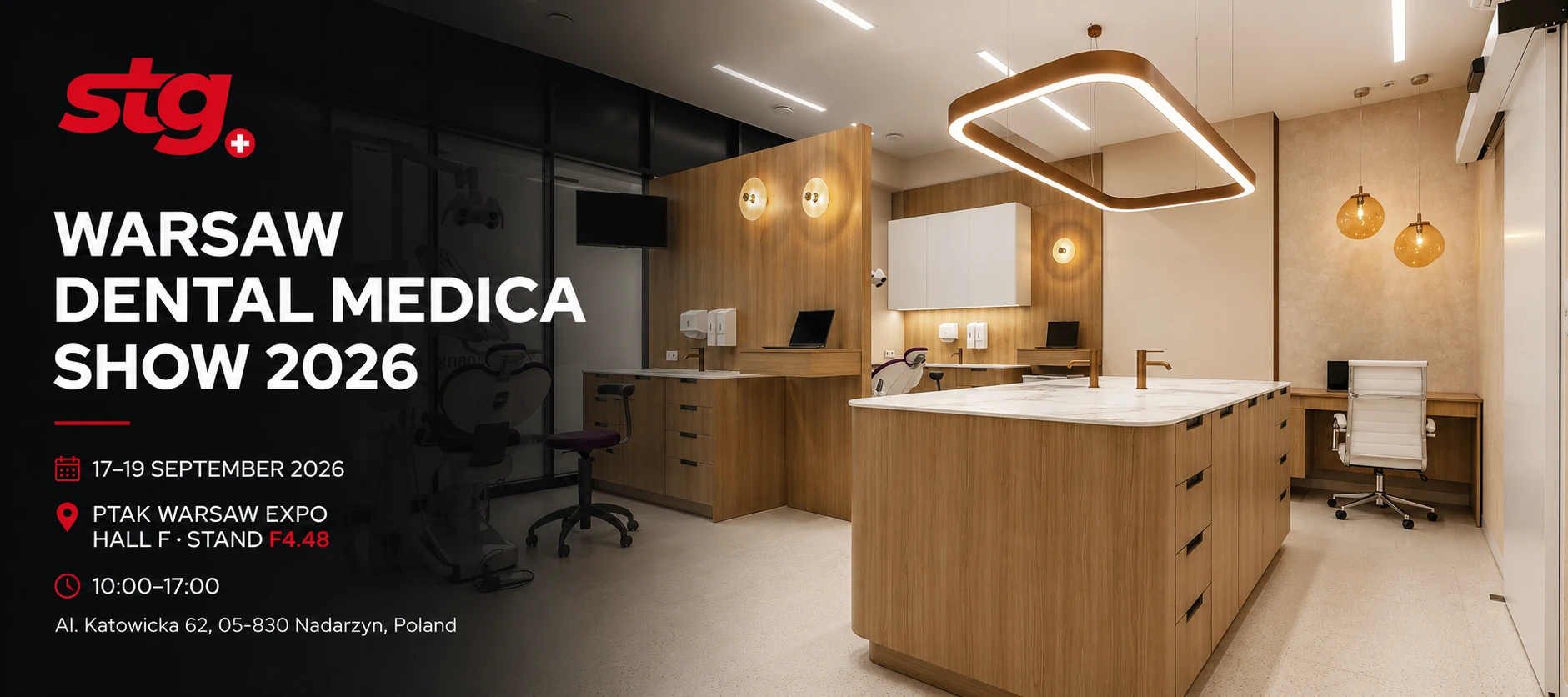 Warsaw Dental Medica Show 2026, 17–19 September 2026, Ptak Warsaw Expo, Hall F, stand F4.48